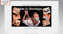 Desktop Screenshot of cutiesinbondage.net